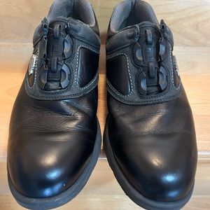 FootJoy Reelfit BOA Technology Golf Shoes Men’s Size 10 N Black Soft Spikes